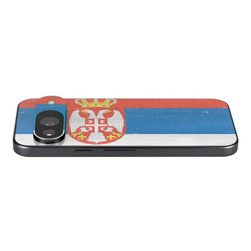 Serbia Flag Distressed Google Pixel 9 Skin